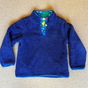 Mini Boden reversible cozy fleece. Youth 7/8.